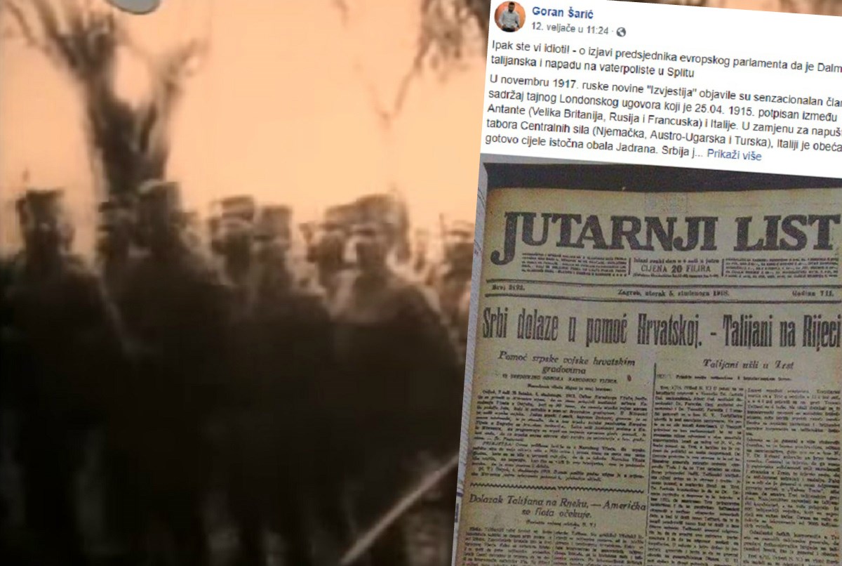 Fejsom se širi status hrvatskog povjesničara: "Srbi su oslobodili Dalmaciju"