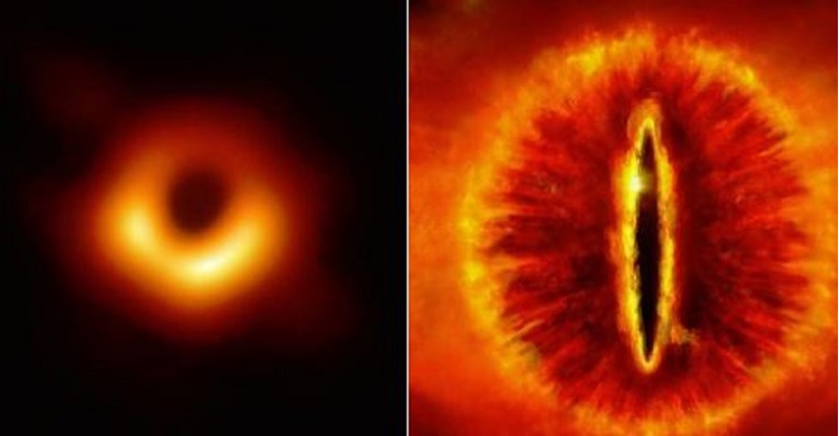 Twitter prepun šala: "Jesu li to pronašli crnu rupu ili Sauronovo oko?"