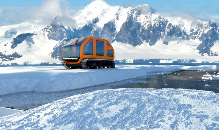 Predstavljeno električno vozilo Antarctica. Mora izdržati minuse na Južnom polu