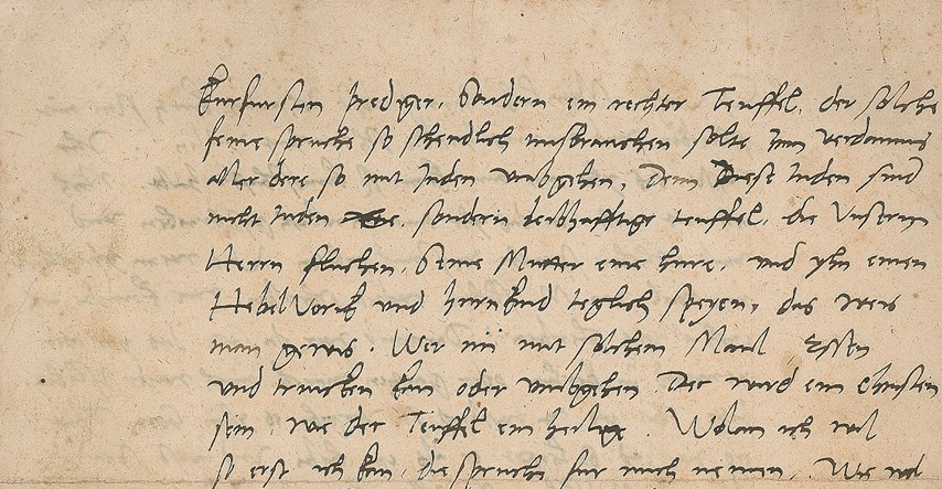Pismo Martina Luthera prodaje se za 300 tisuća dolara