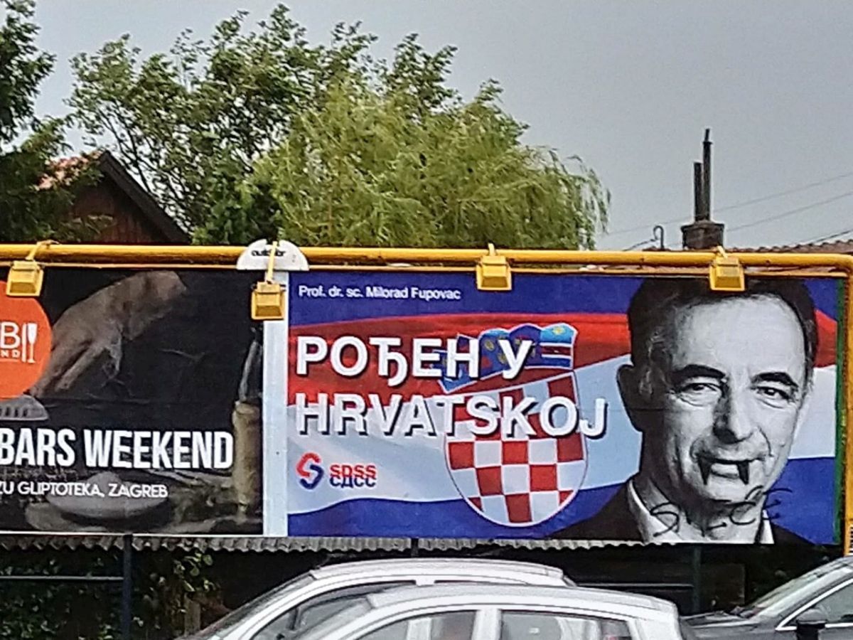 FOTO Uništeni predizborni plakati s Pupovcem i Jovićem