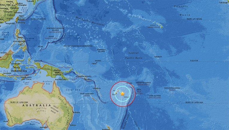 Snažan potres na Pacifiku nedaleko od Fidžija, čak 8,2 po Richteru