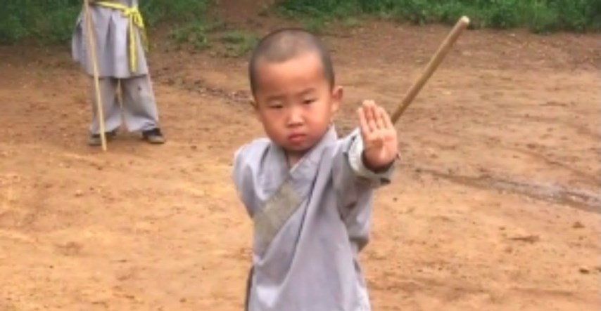 Trogodišnjak ustaje u 5 ujutro da bi postao Shaolin kung-fu redovnik