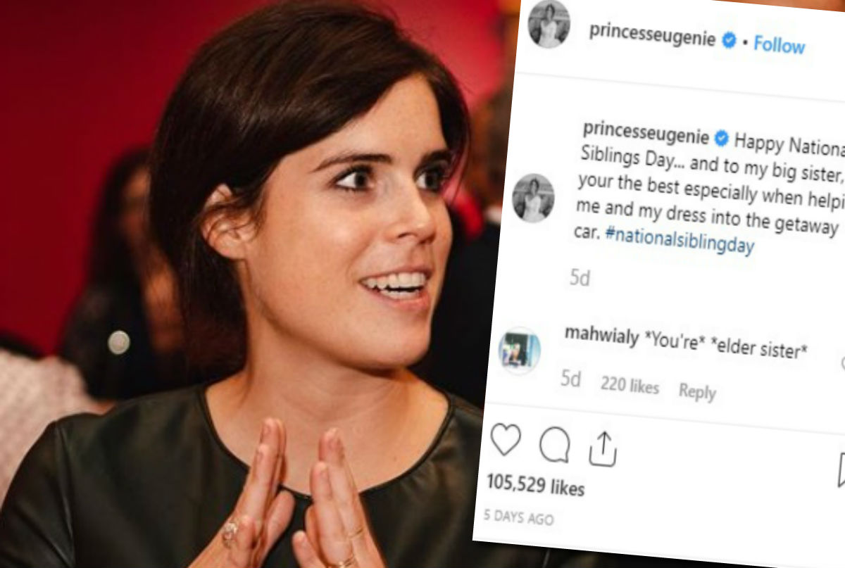Princezi Eugenie se rugaju zbog greške na Instagramu: "Nije baš pismena"