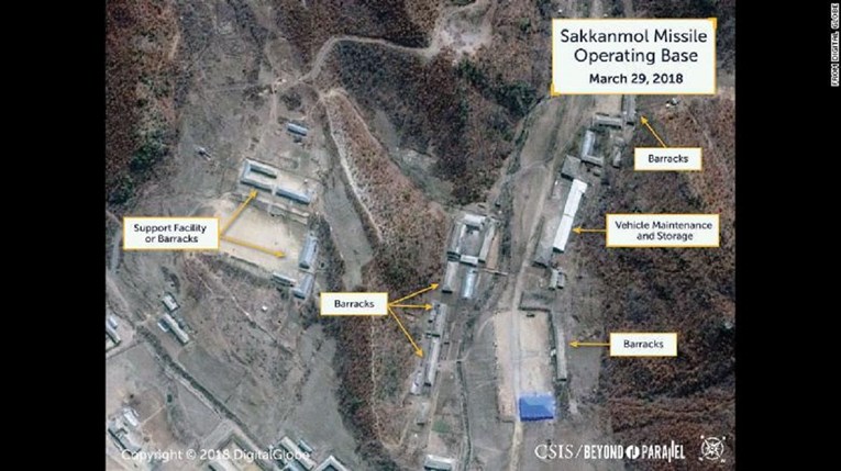Sjeverna Koreja ima najmanje 13 tajnih raketnih baza. Snimljene su satelitom