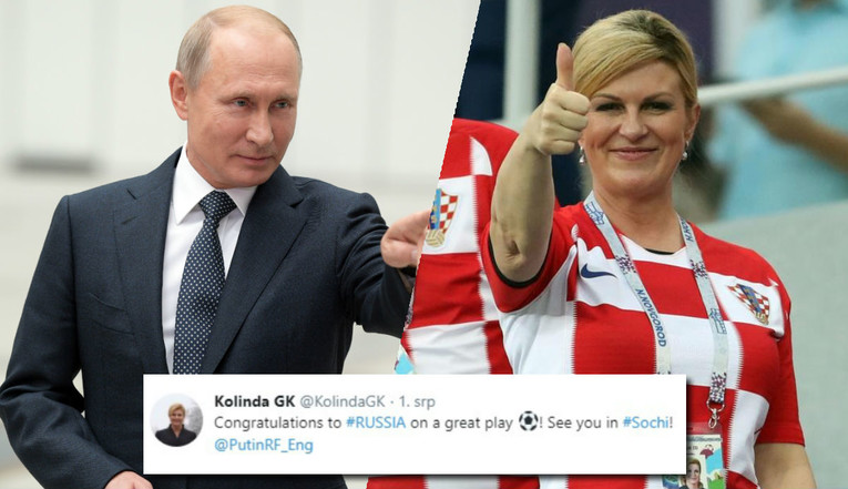 Putin nabacio Kolindi lajk na Twitteru