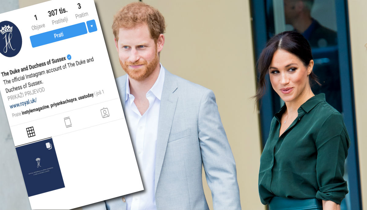 Harry i Meghan jučer napravili Instagram, preko noći postali hit