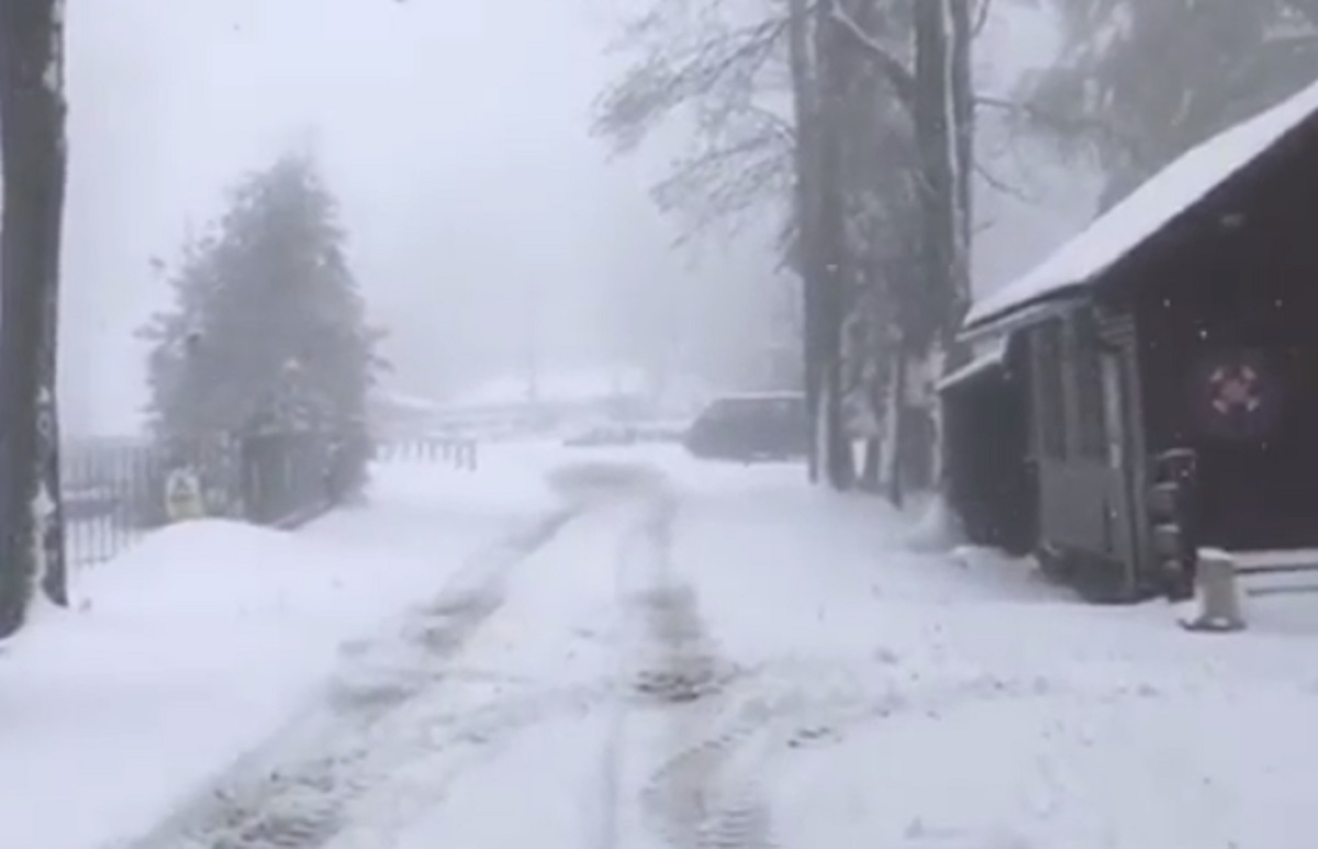 Sljeme je zameteno snijegom, pogledajte novu snimku