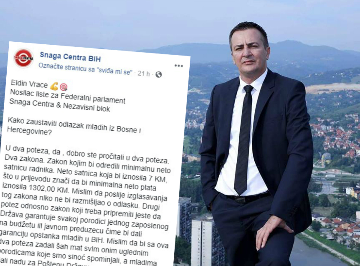 Pogledajte program političara iz BiH, kaže da bi se svi trebali uhljebiti