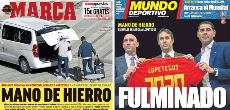 Španjolske naslovnice nakon skandala u Rusiji: "Najgorih 19 sati u povijesti reprezentacije"