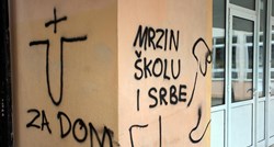 Policija uhvatila mladiće koji su pisali ustaške grafite po školama u Splitu
