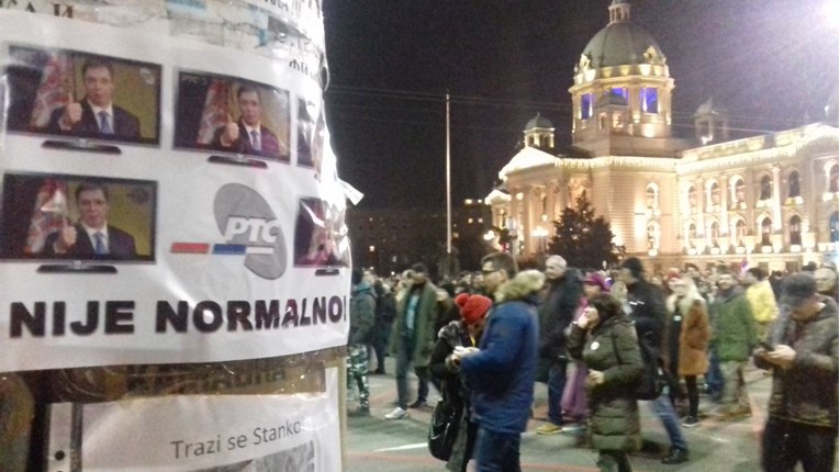 U Beogradu opet prosvjedi protiv Vučića