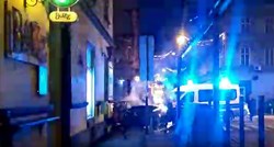 VIDEO U Zagrebu bježao policiji pa se zabio, policajci s puškama okružili auto
