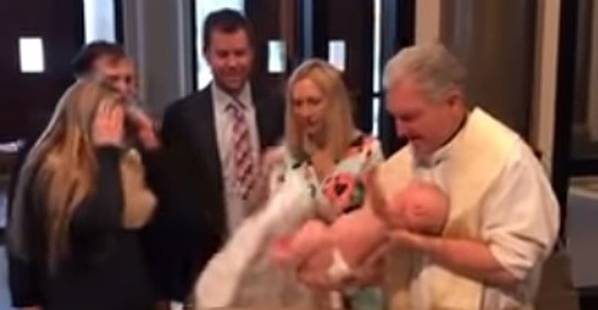VIDEO Svećenik probao krstiti dijete, a onda je sve pošlo po zlu