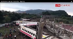 Na Tajvanu vlak izletio s tračnica, poginulo 17 ljudi