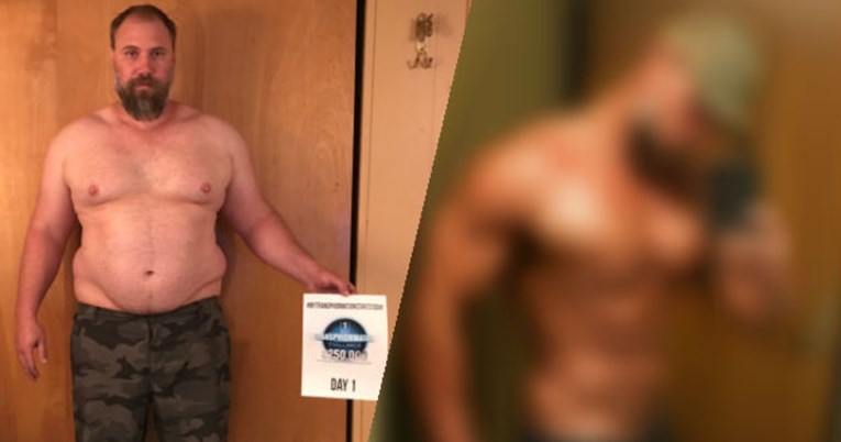 Ponosno pokazuje tijelo nakon što je u pet mjeseci smršavio 45 kilograma