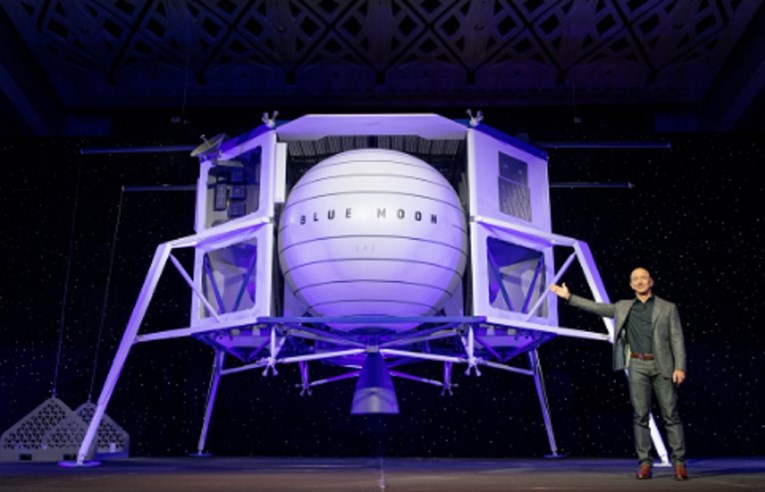 FOTO Šef Amazona objavio kako će izgledati letjelica koju će slati na Mjesec