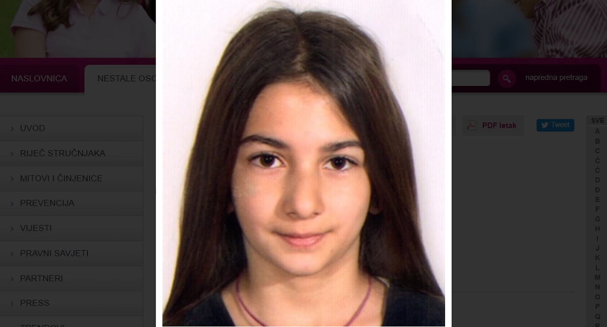 Pronađena 14-godišnja Emma koja je nestala prije dva dana u Zagrebu