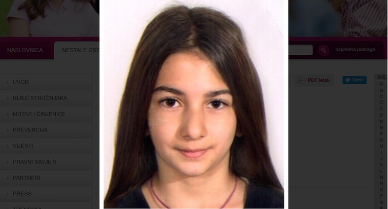 Pronađena 14-godišnja Emma koja je nestala prije dva dana u Zagrebu