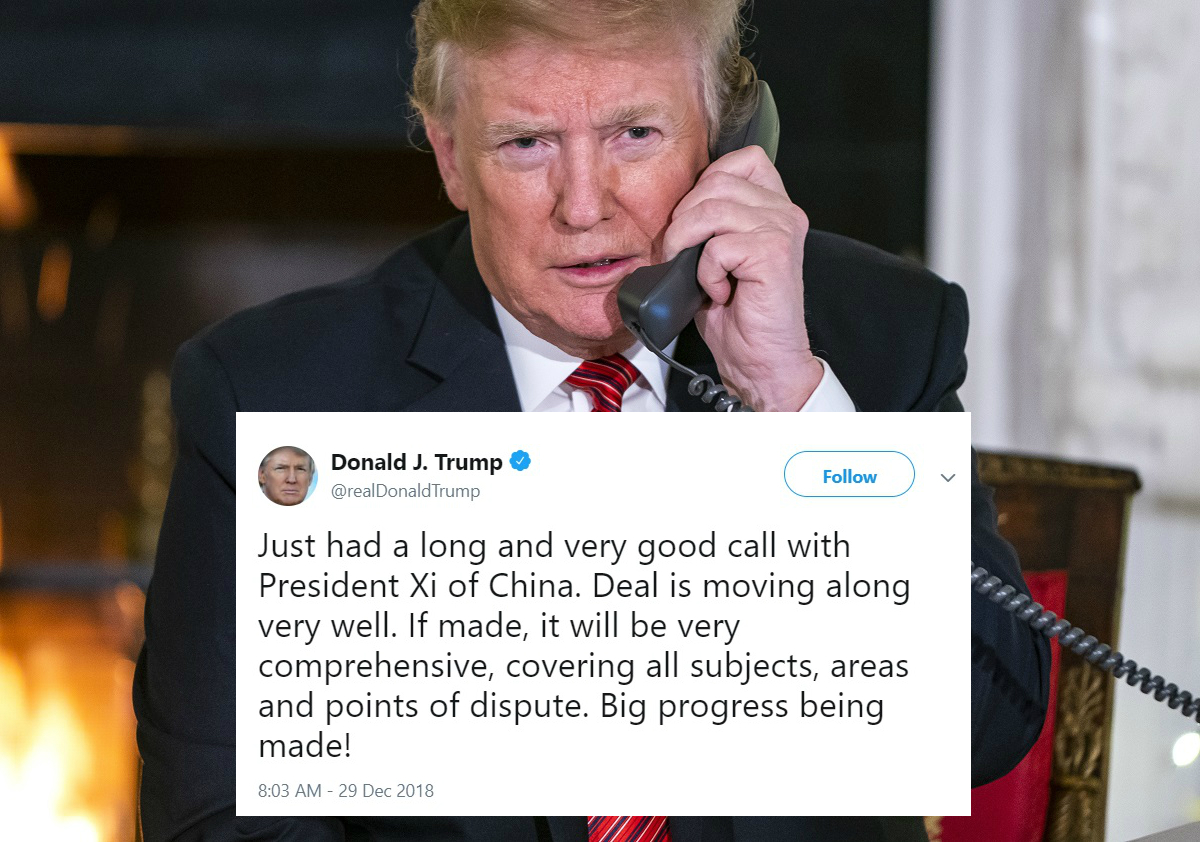 Trump pričao s kineskim predsjednikom, kaže da je razgovor bio dug i dobar
