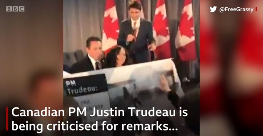 Trudeau prosvjednici koja mu je upala na govor: Hvala na donaciji