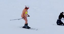 Snimka trudnice na skijama izazvala zgražanje: "Što da je pala?!"