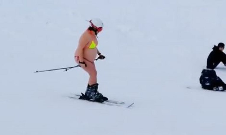 Snimka trudnice na skijama izazvala zgražanje: "Što da je pala?!"