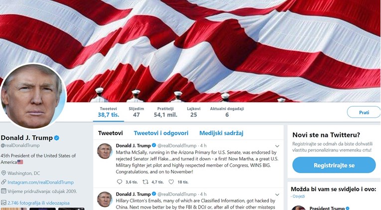 Trump morao odblokirati korisnike Twittera koje je blokirao