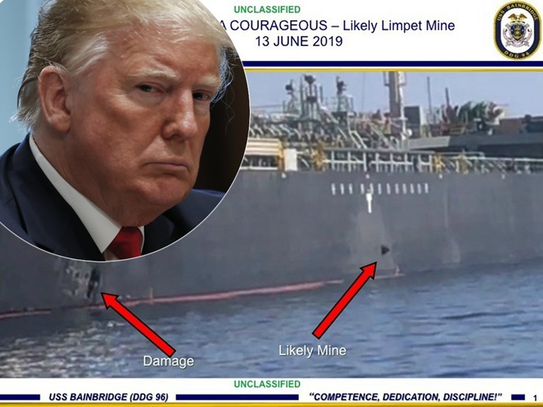 Trump optužio Iran za napad na tankere