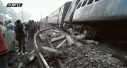 VIDEO Vlak iskočio iz tračnica u Indiji, poginulo sedmero ljudi