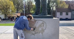 Ponovo išaran spomenik Tuđmanu, netko je napisao Milino ime