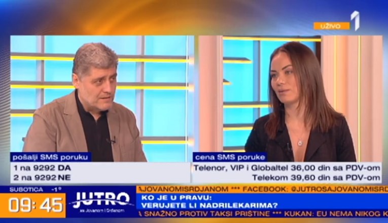 Nadriliječnik na televiziji galamio na sestru Srbina koji je umro od raka