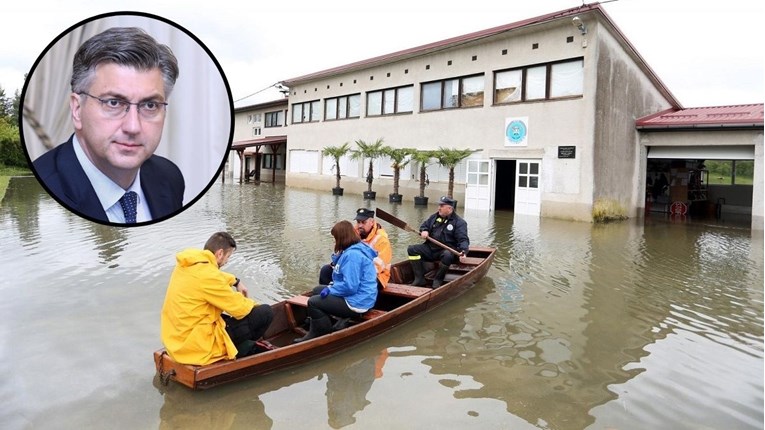 Plenković: Sustav obrane od poplava jako dobro funkcionira