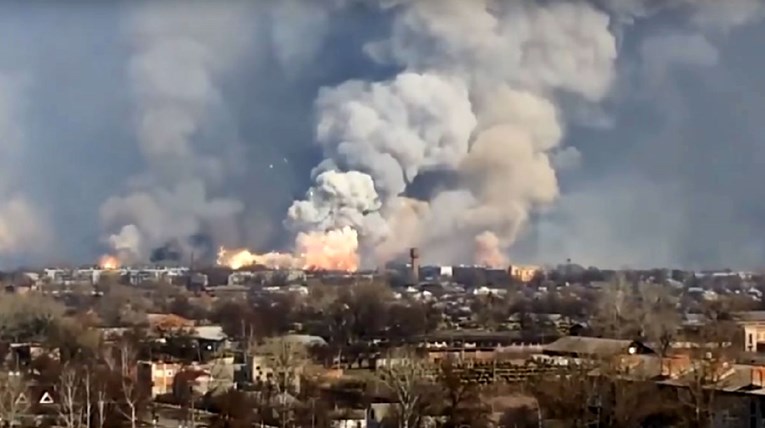 Eksplozija u skladištu streljiva u Ukrajini, evakuirano oko 10.000 ljudi