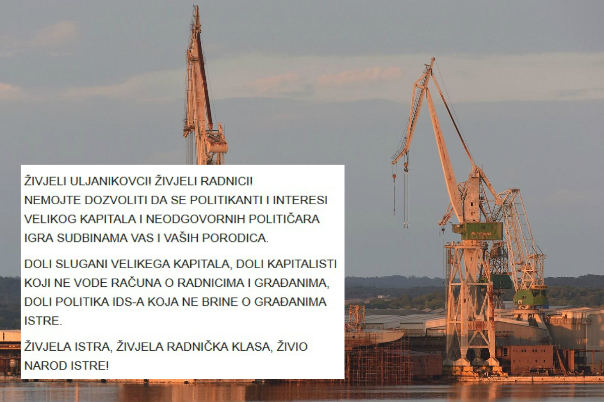 Pročitajte proglas SDP-a o Uljaniku, zvuči kao da je ispao Marxu iz džepa