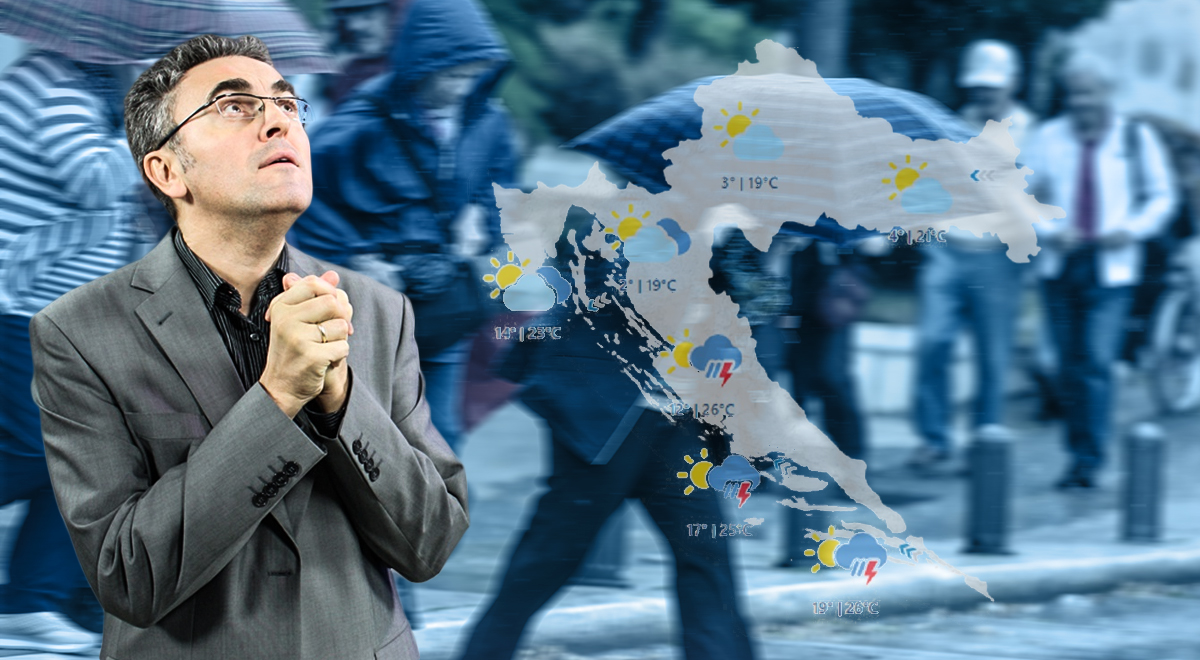 Vakula za produljeni vikend najavio jako jugo i obilne pljuskove