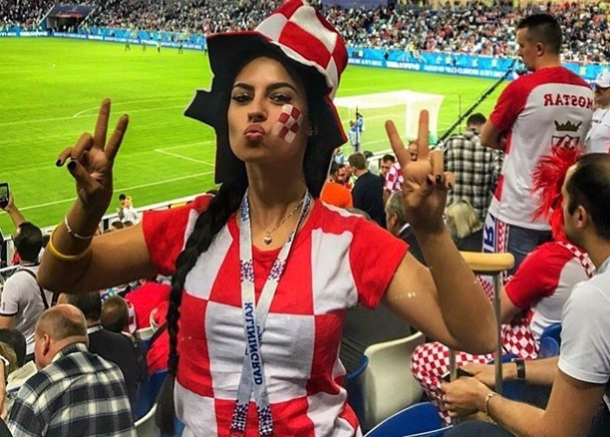 Još jedna hrvatska navijačica bila je glavna atrakcija u Kalinjingradu