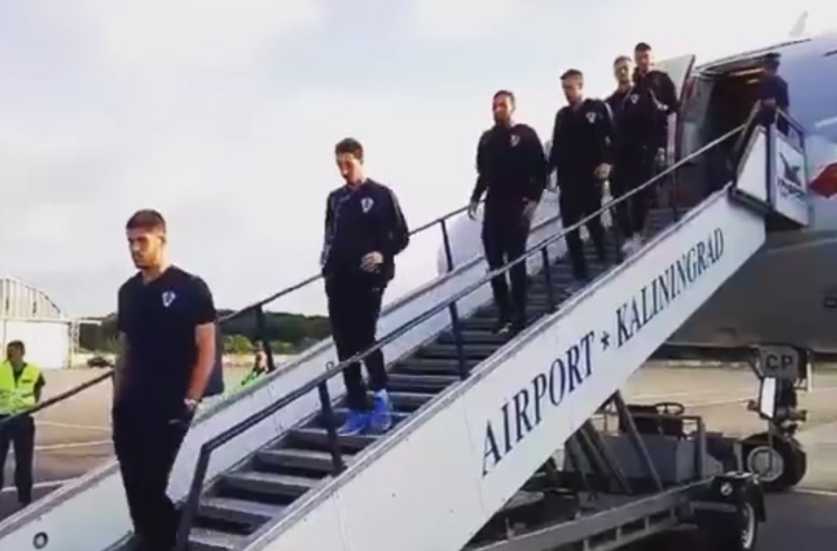 Hrvatska na Trgu pobjede: Reprezentacija je stigla u Kalinjingrad