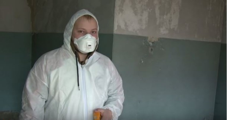 Tip snimio kako izgleda odjeća vatrogasaca iz Černobila u podrumu bolnice