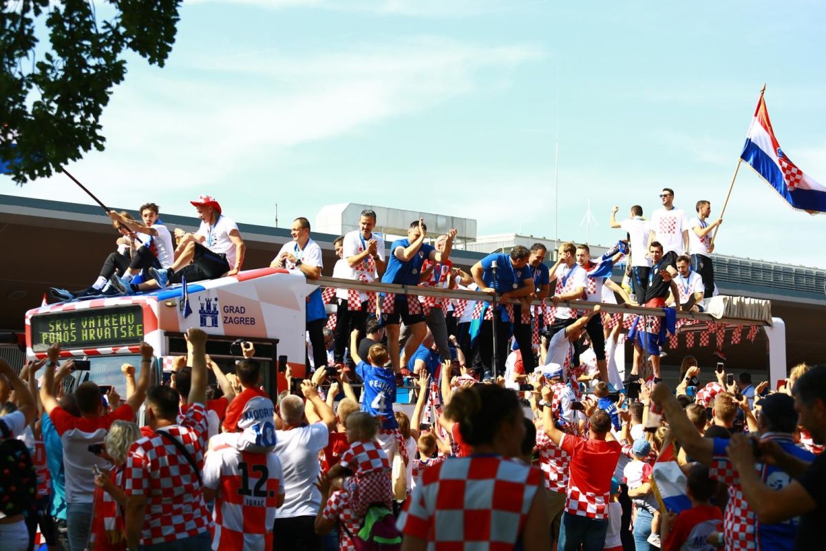 Pogledajte kako je Velika Gorica pozdravila svjetske doprvake