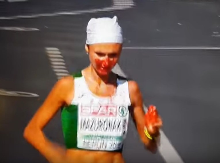 Bjeloruska junakinja: Oblivena krvlju stigla do zlata u maratonu