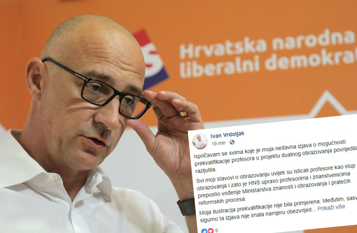 Vrdoljak se ispričao zbog izjave o profesorima povijesti