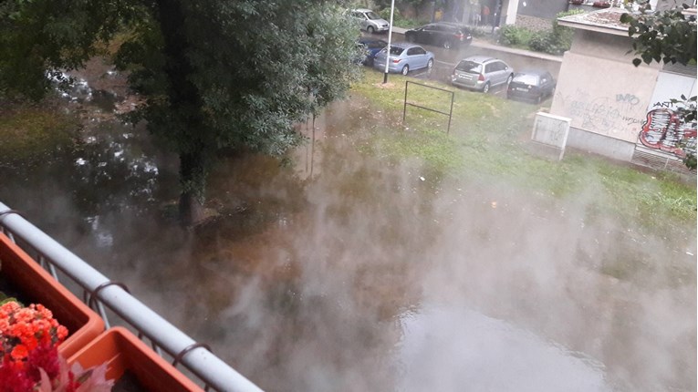 VIDEO Pukao vrelovod kod zagrebačkog Autobusnog kolodvora, poplavljen podrum zgrade