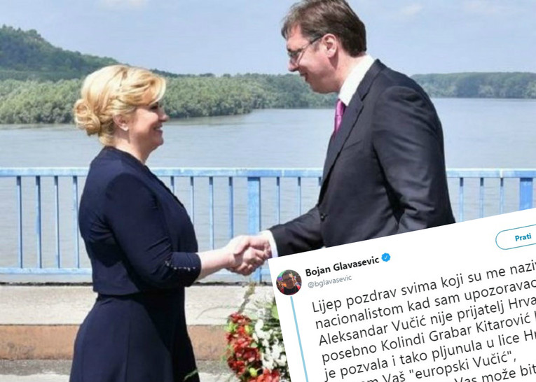 Glavašević zbog Vučića napao Kolindu: "Pljunula je u lice Hrvatske"