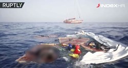 VIDEO Spasioci našli tijela žene i djeteta na ostacima uništenog broda u Mediteranu