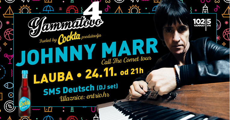 Legendarni Johnny Marr premijerno u Zagrebu na Yammatovu 4