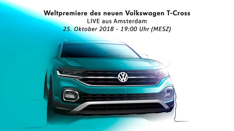 Ovdje možete pratiti svjetsku premijeru novog crossovera iz Volkswagena
