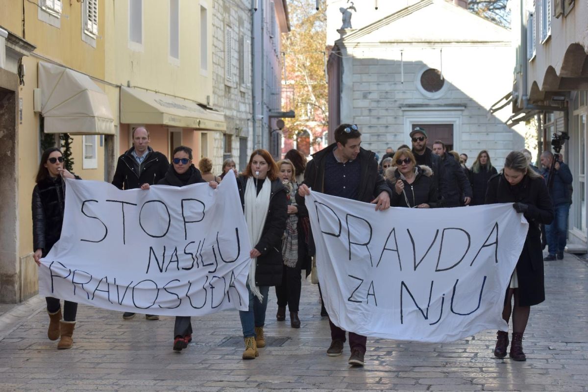 U Zadru prosvjedovali protiv puštanja "Daruvarca" na slobodu