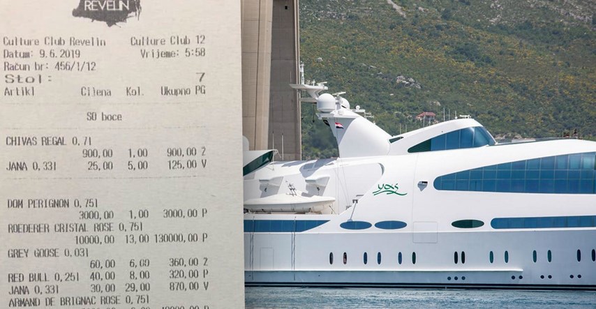 Milijarderi u Dubrovniku pili za 50.000 eura pa odbili platiti. Pogledajte račun