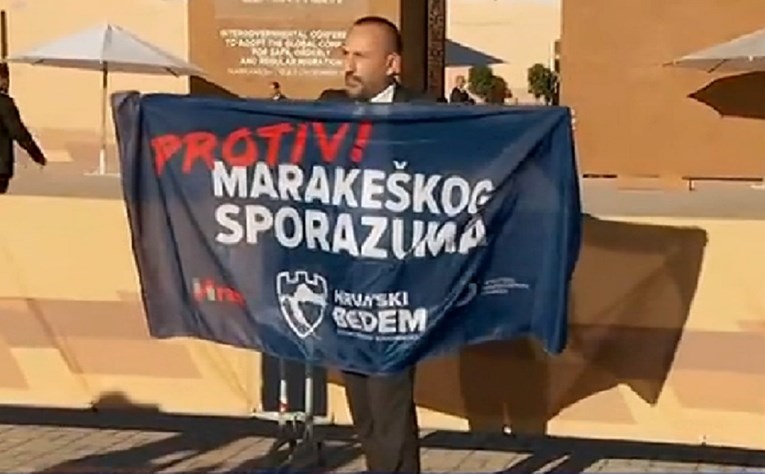 Zekanović jedini došao na svoj prosvjed u Marakešu
